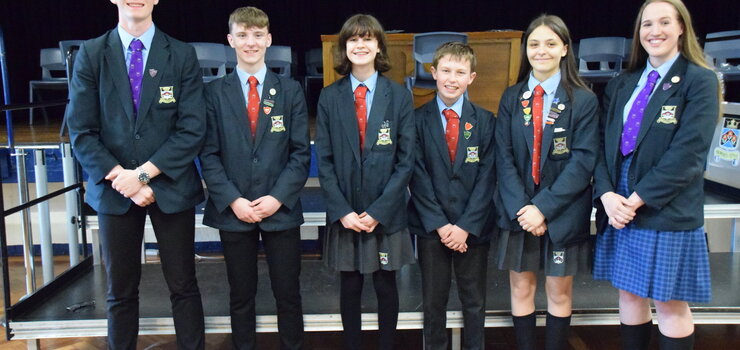 Image of New Head Students announced for Years 9 and 10.